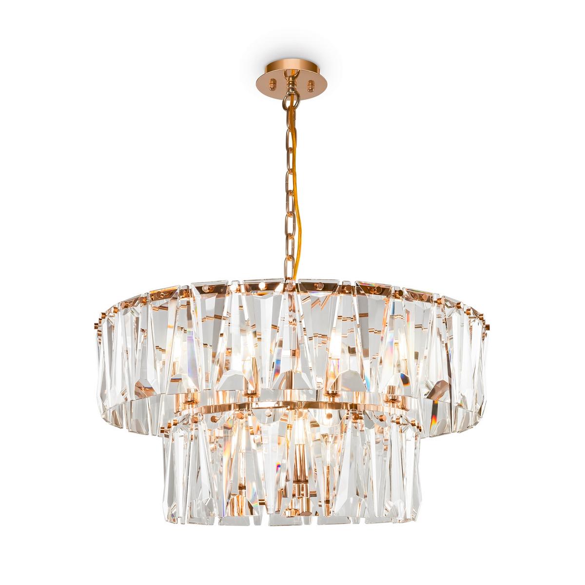 PENDELLEUCHTE PUNTES - Goldfarben, Trend, Metall (68/37/68cm) - MAYTONI