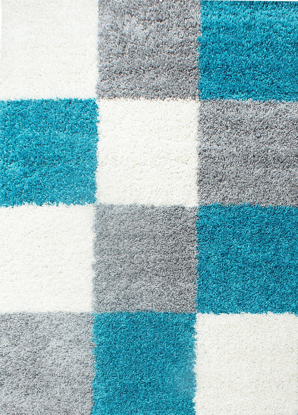 Hochflorteppich Life Türkis ca. 80x150cm - Türkis, KONVENTIONELL, Textil (80/150cm) - Ayyildiz 