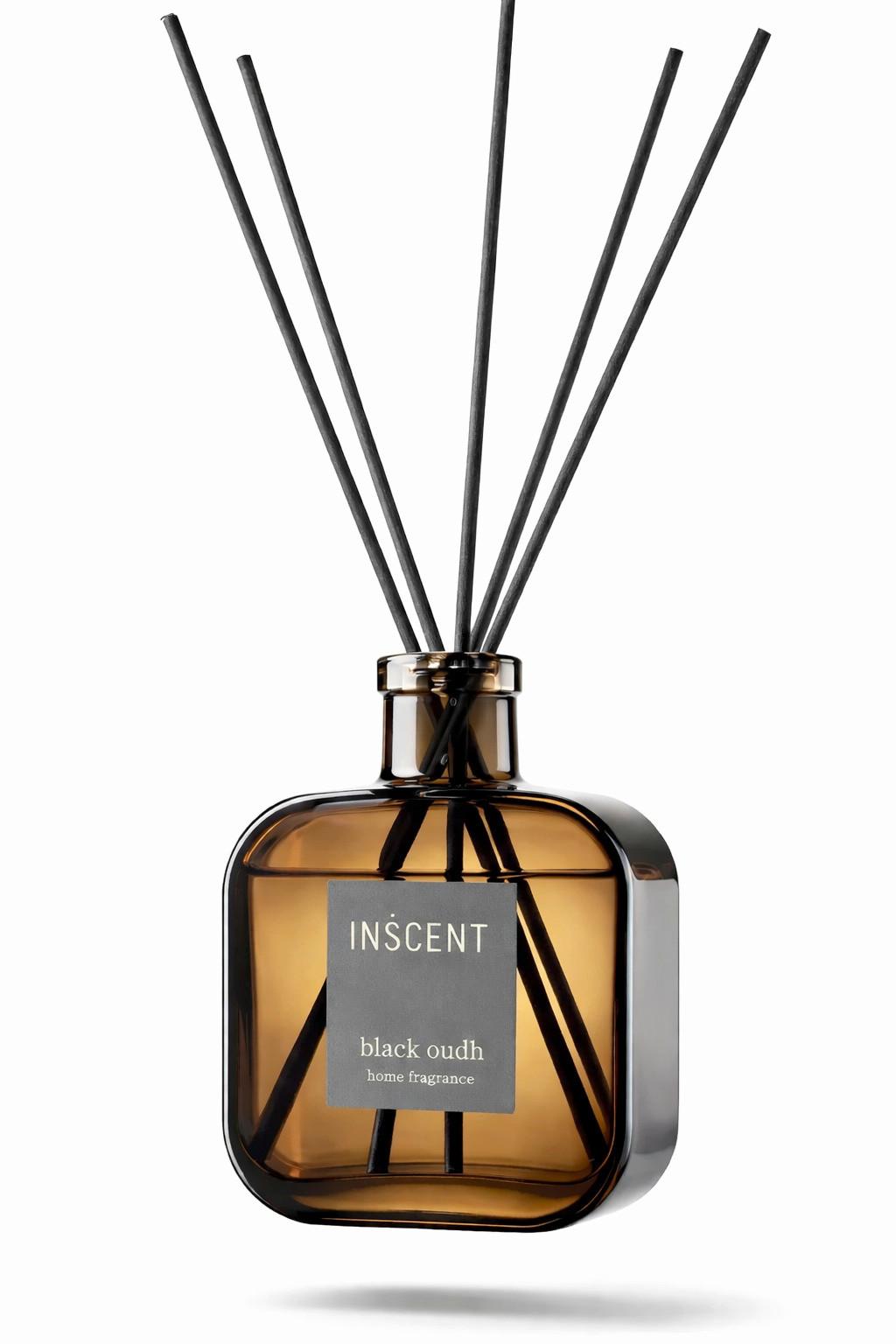 Raumduft Black Oudh Ca. 500ml - Violett, Basics, Glas (500ml) - Inscent