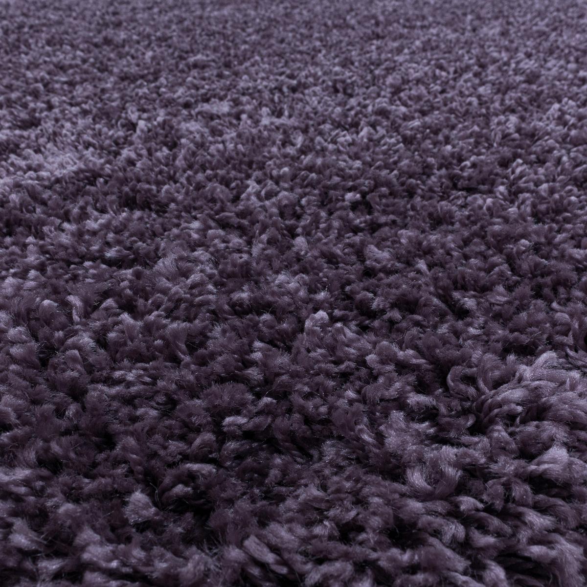 Hochflorteppich Sydney Violett ca. 80x150cm - Violett, Basics, Textil (80/150cm)
