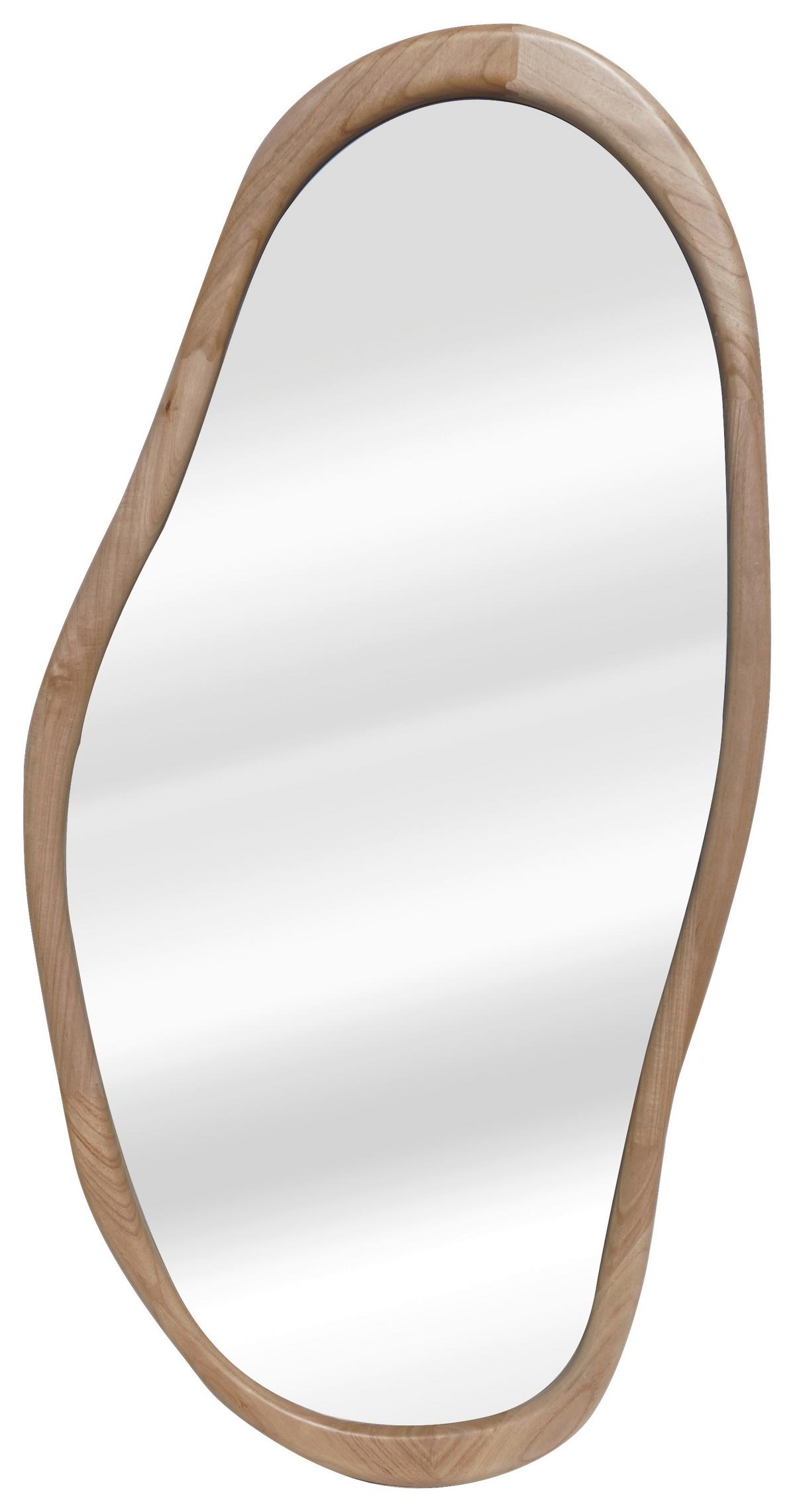 Spiegel Suri Naturfarben - Naturfarben, MODERN, Glas/Holz (64,5/128,5/2,8cm) - Mömax