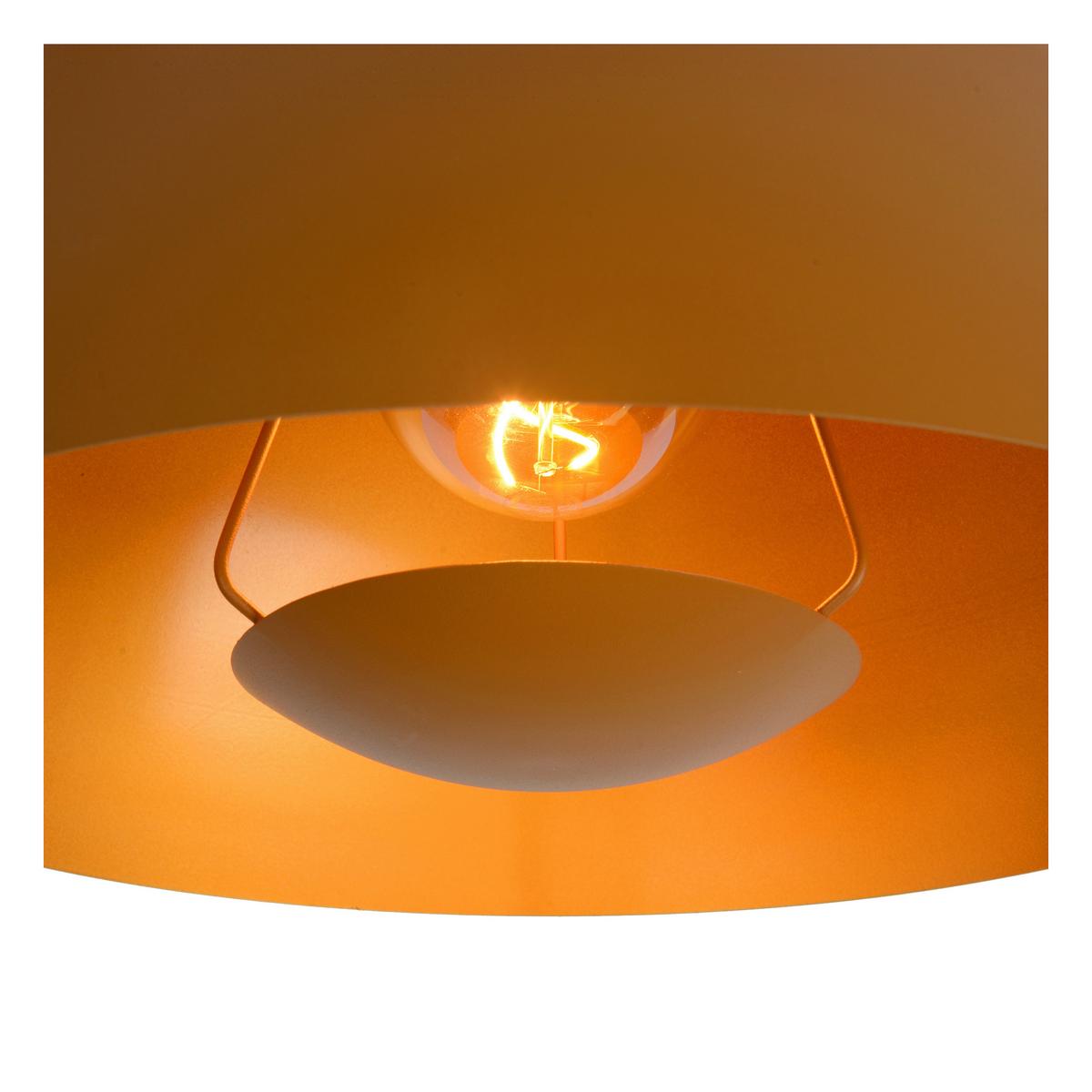 LAMPA WISZĄCA 45496/01/44 SIEMON - curry, Design, metal (40/150cm) - Lucide