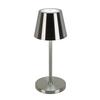 PORTABEL LAMPA MUSI - vit/nickelfärgad, Modern, metall/plast (12/30cm) - Mömax