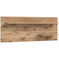 Stenska Polica Woody, Pribl. 160x60x20 Cm, Nox Hrast - antracit, Natur, leseni material (160/60/20cm)