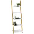 Regal Weiß/Naturfarben - Naturfarben/Weiß, MODERN, Holz (55/178/35cm) - Modern Living Regal Weiß/Naturfarben - Naturfarben/Weiß, MODERN, Holz (55/178/35cm) - Modern Living