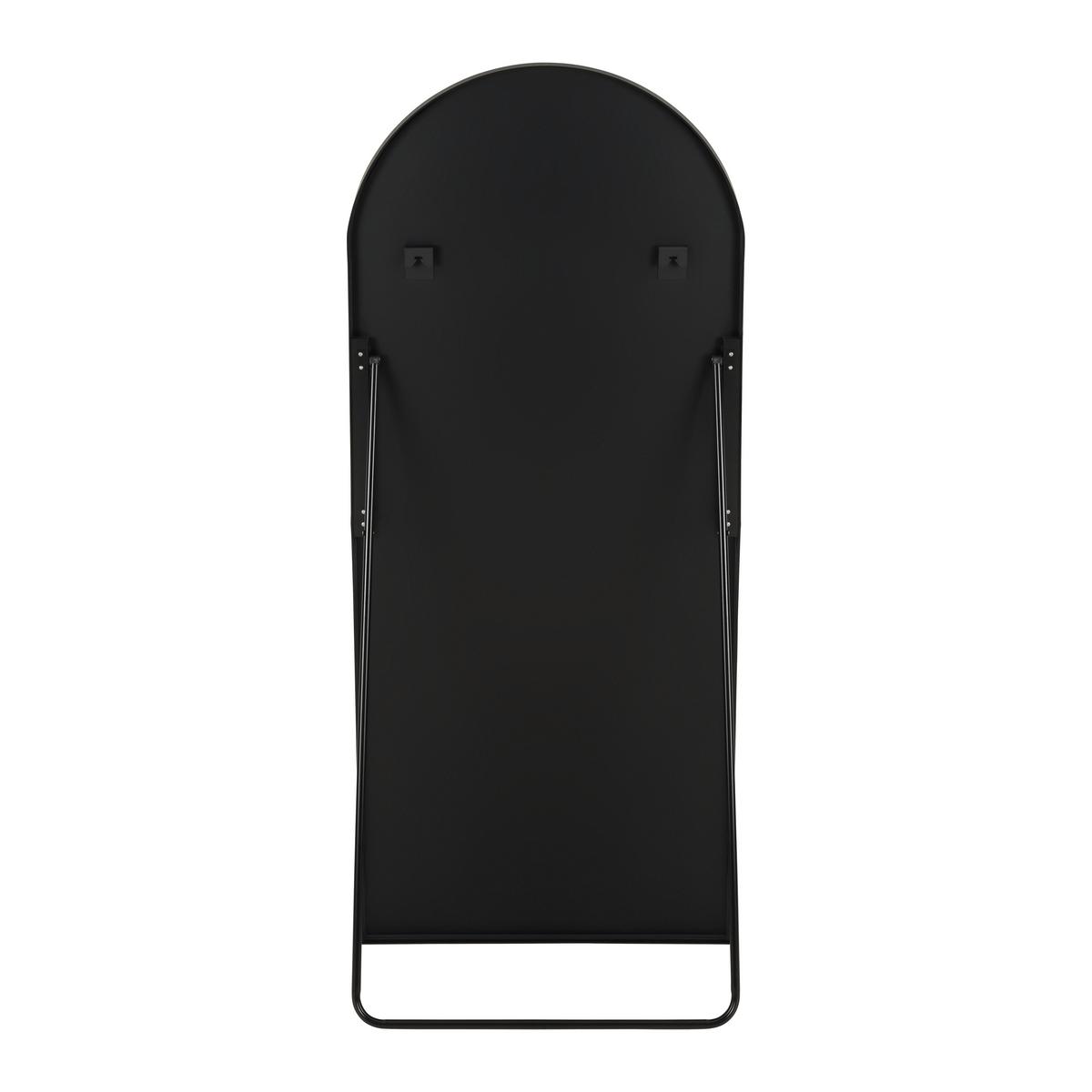 Standspiegel Britt Schwarz - Schwarz, MODERN, Glas/Metall (70/170cm) - Mömax