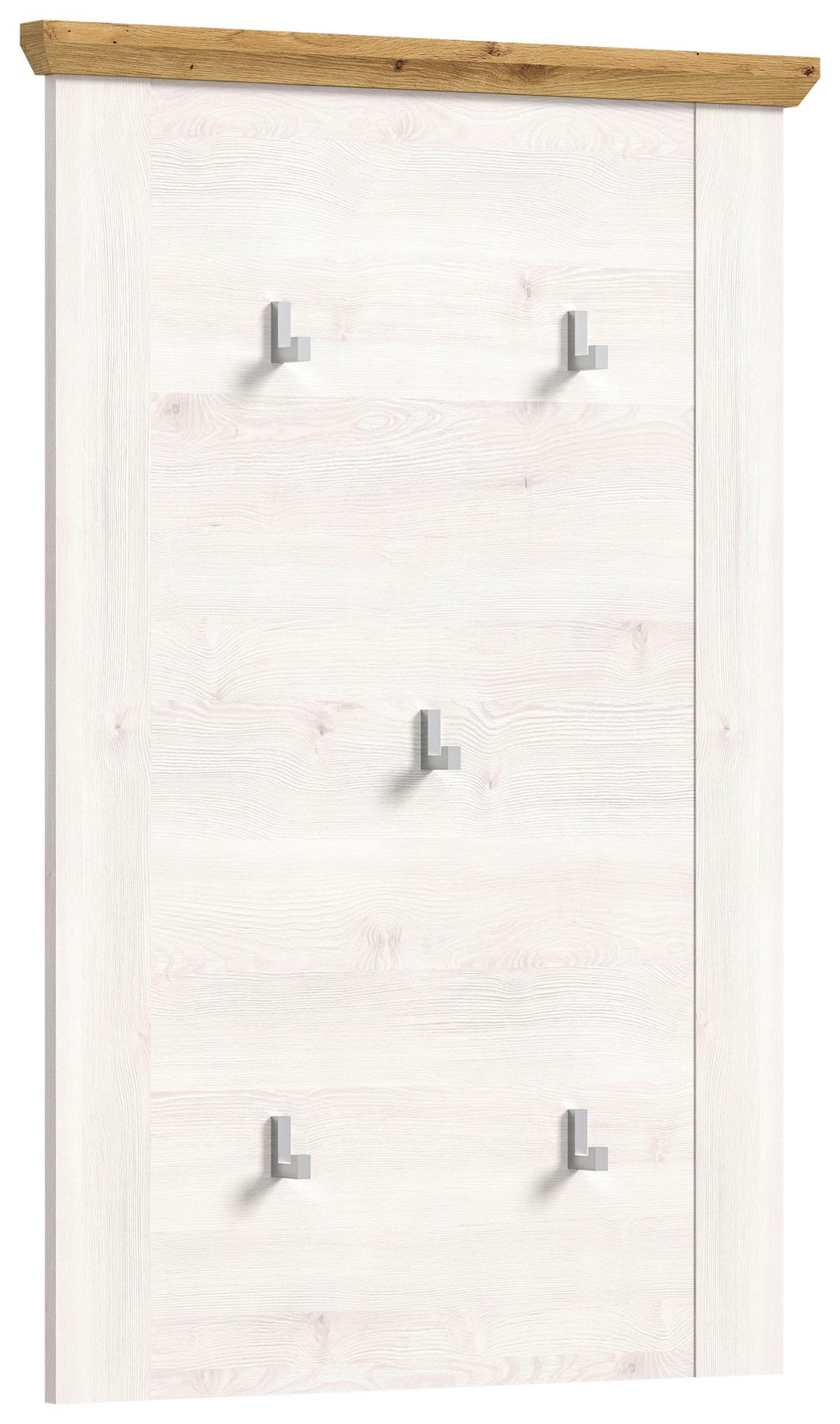 Garderobenpaneel Verona ca. 64x103 cm Lärche/Eiche - KONVENTIONELL, Holzwerkstoff (64/103/4cm) - MID.YOU
