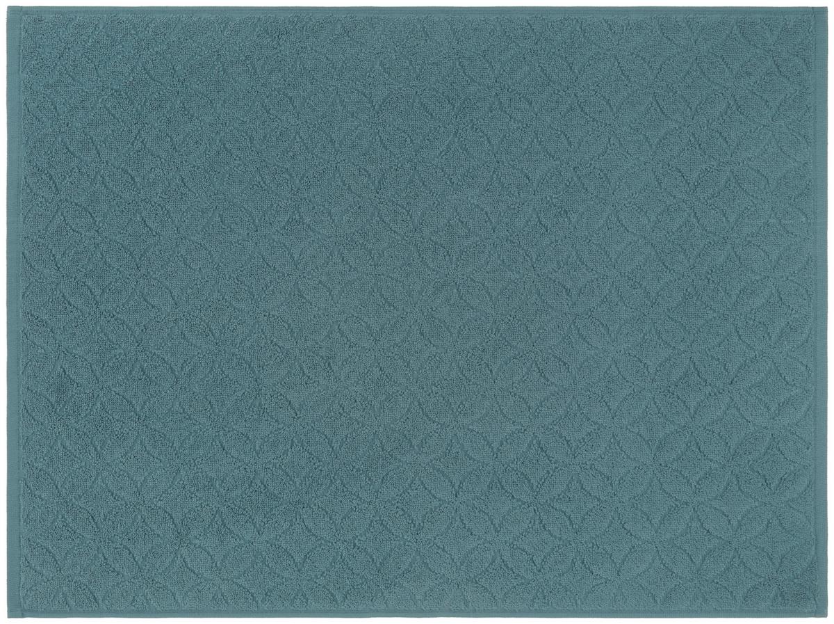 Badematte Naime in Petrol ca. 50x70cm - Petrol, LIFESTYLE, Textil (50/70cm) - Modern Living