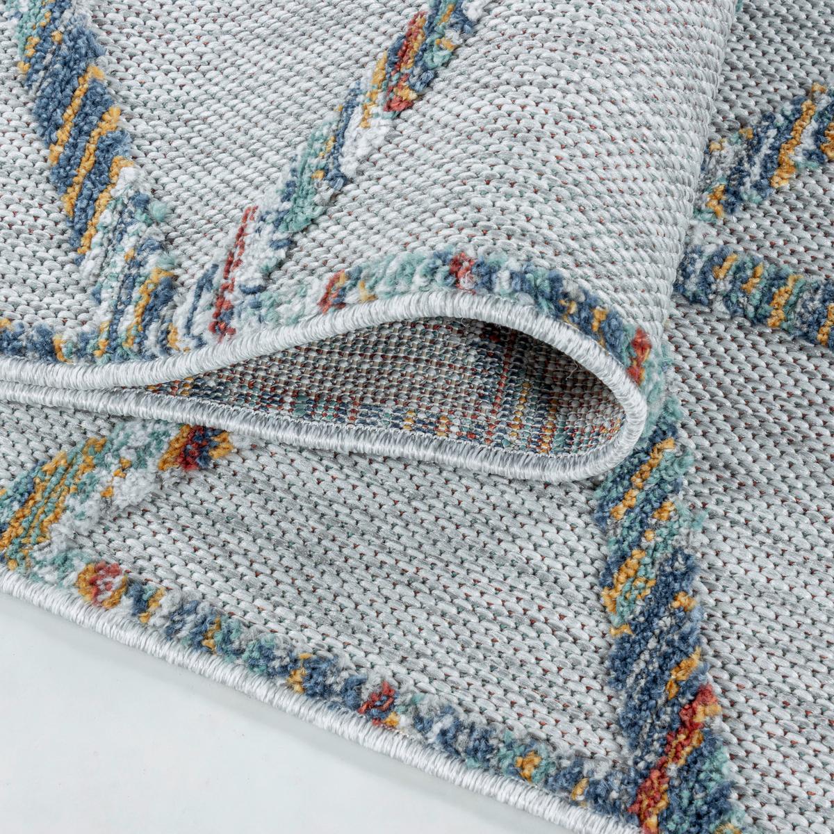 Flachwebeteppich Bahama Multicolor ca. 140x200cm - Multicolor, Design, Textil (140/200cm) - Novel