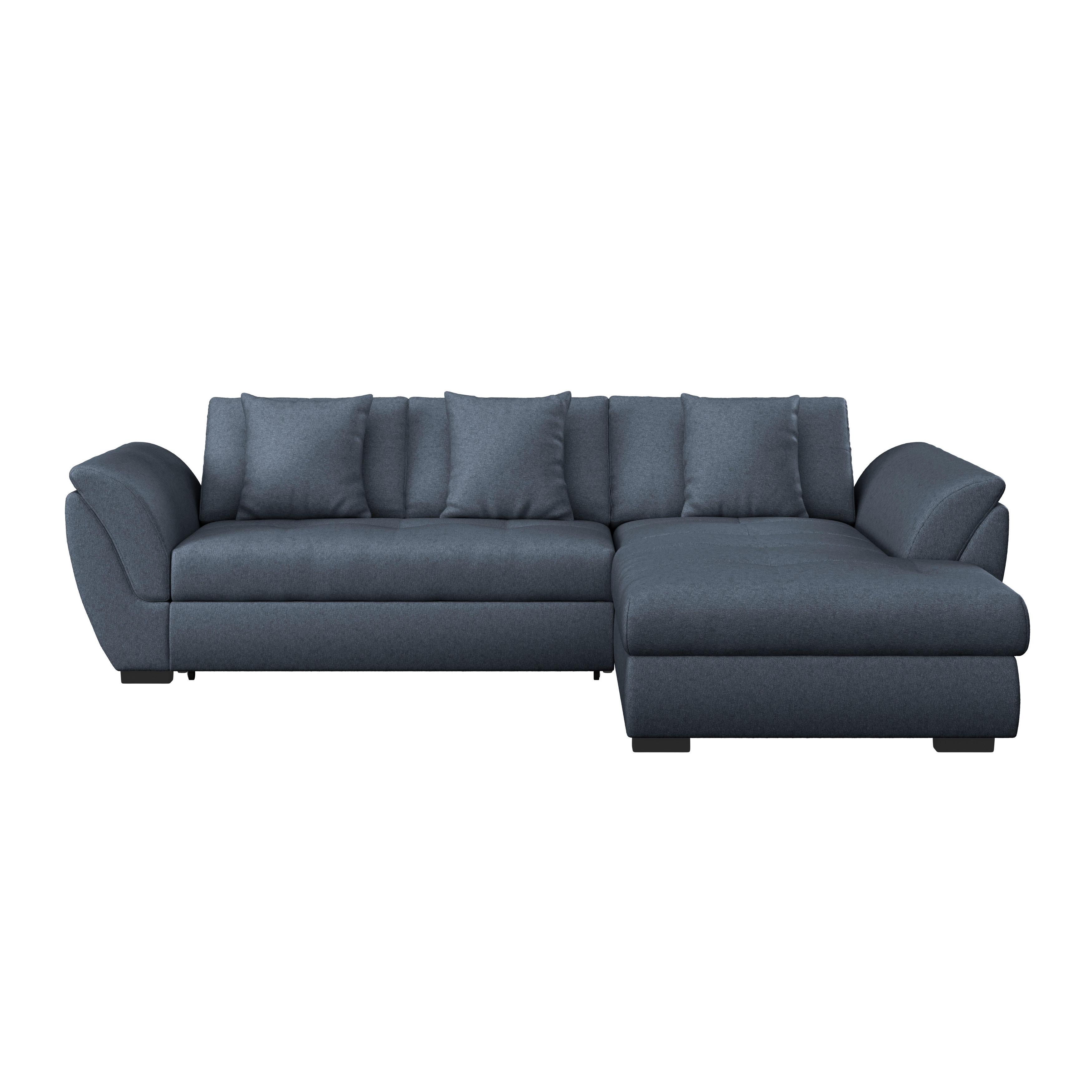 Coltar Berisso - albastru închis, Design, textil (278/187cm) - Mömax