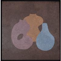 BILD BHM-ORIGINAL-025-74X74 - Blau/Beige, Basics, Holz/Metall (74/74/10cm)