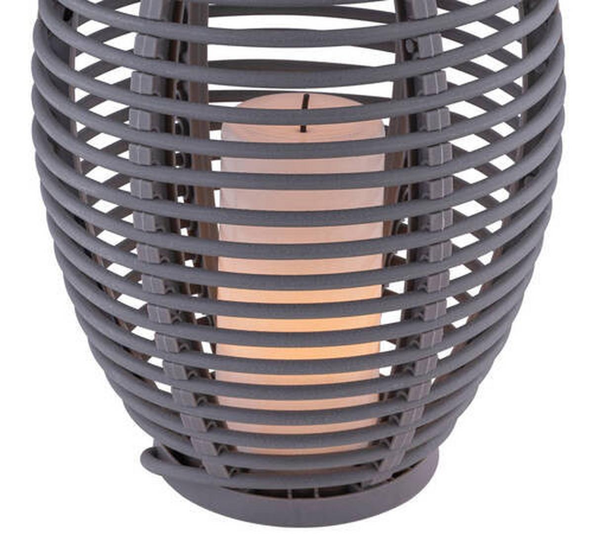 Solarna Svetilka Solar, S Sijalko - siva, Basics, umetna masa (18,5/35cm) - Globo