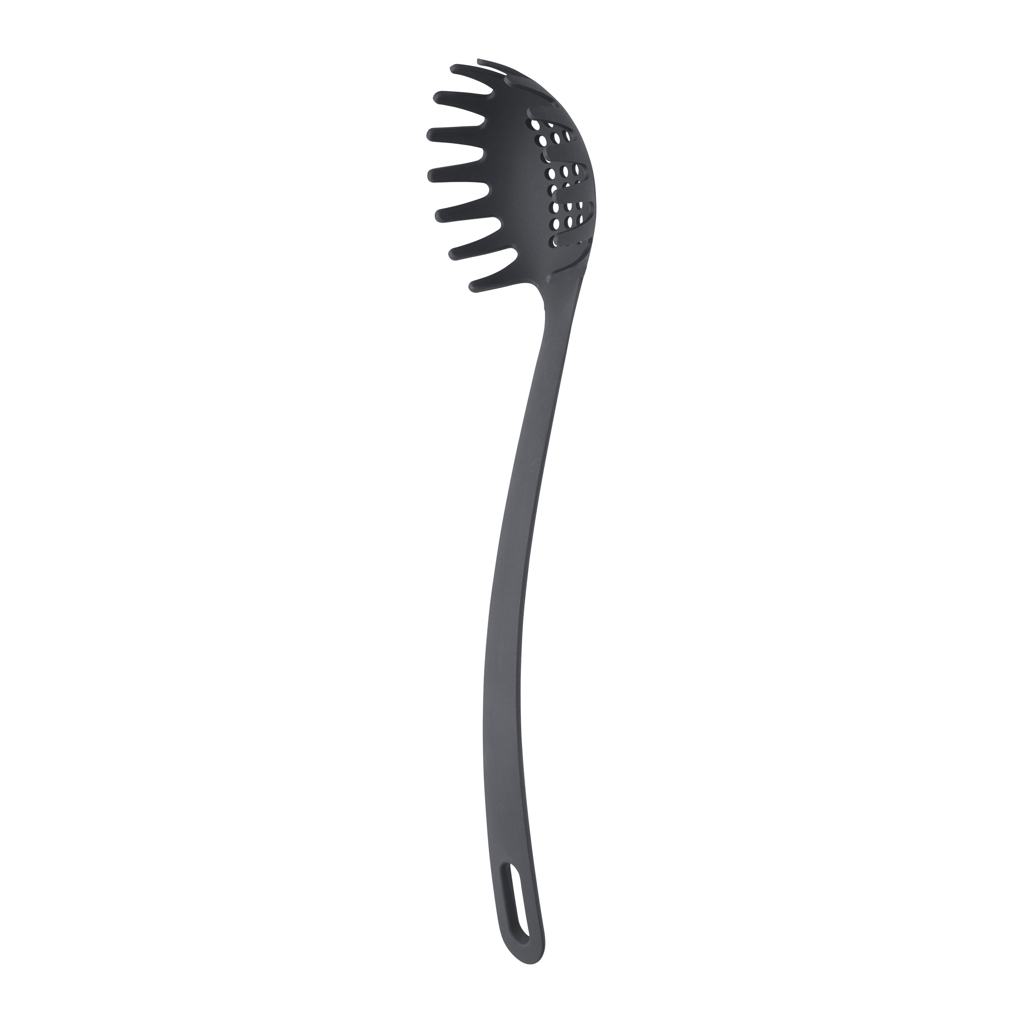 CUILLÈRE À SPAGHETTI KIKI - gris foncé, KONVENTIONELL, matière synthétique (33,5cm) - Mömax