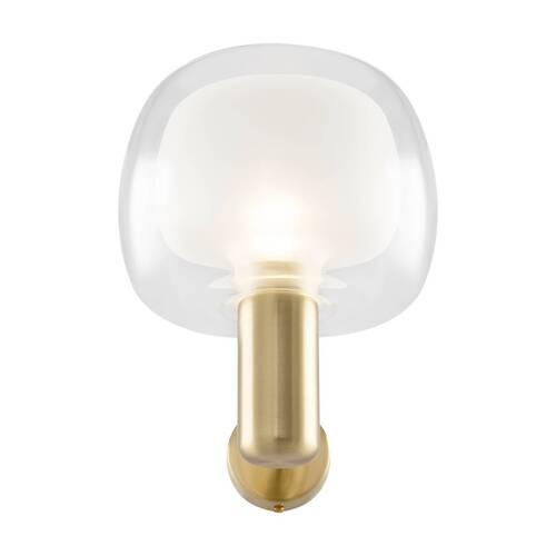 Wandleuchte Vision Goldfarben max. 60 Watt - Transparent/Goldfarben, Trend, Glas/Metall (21/18/22,7cm) - MAYTONI