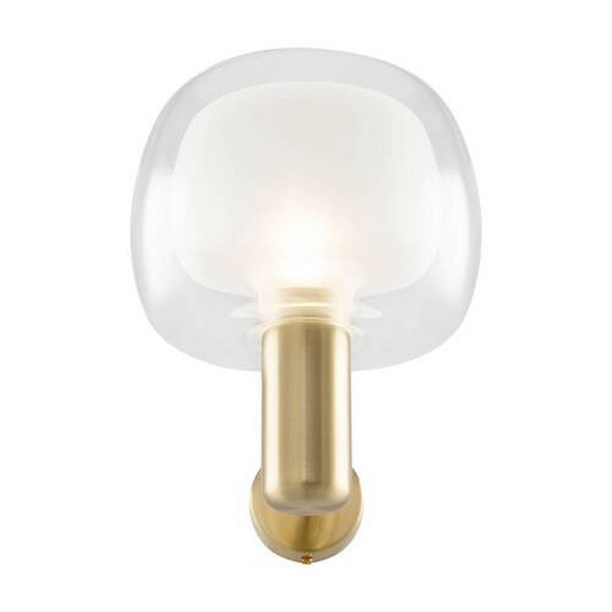 Wandleuchte Vision Goldfarben max. 60 Watt - Transparent/Goldfarben, Trend, Glas/Metall (21/18/22,7cm) - MAYTONI