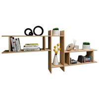 Wandregal Sirola Maxi ca. 188x80x20 cm Sonoma Eiche - Sonoma Eiche, KONVENTIONELL, Holzwerkstoff (188/80/19,7cm) - MID.YOU