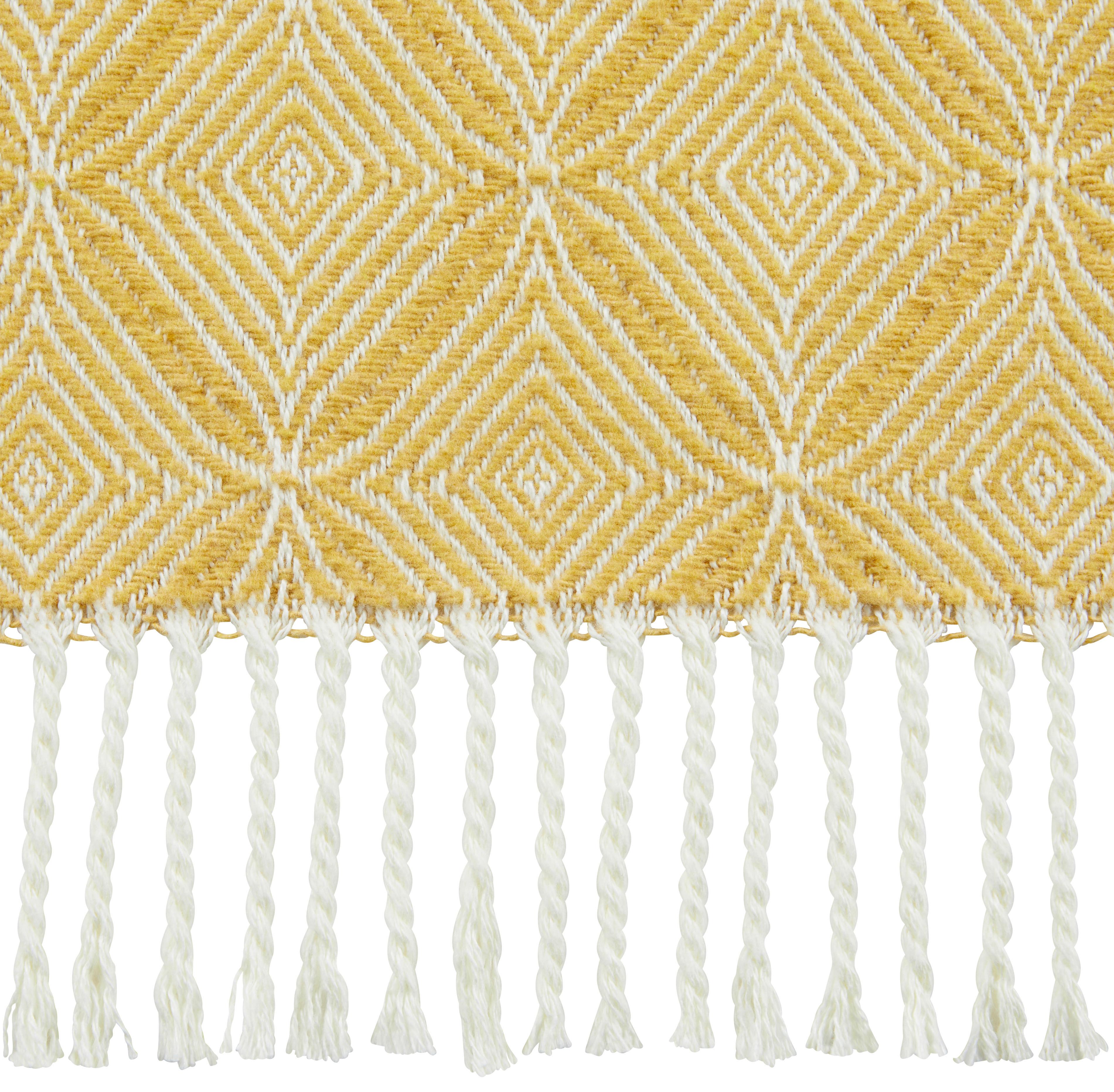 Deka Samira -Akt- - prirodne boje/žuta, Lifestyle, tekstil (130/170cm) - Modern Living