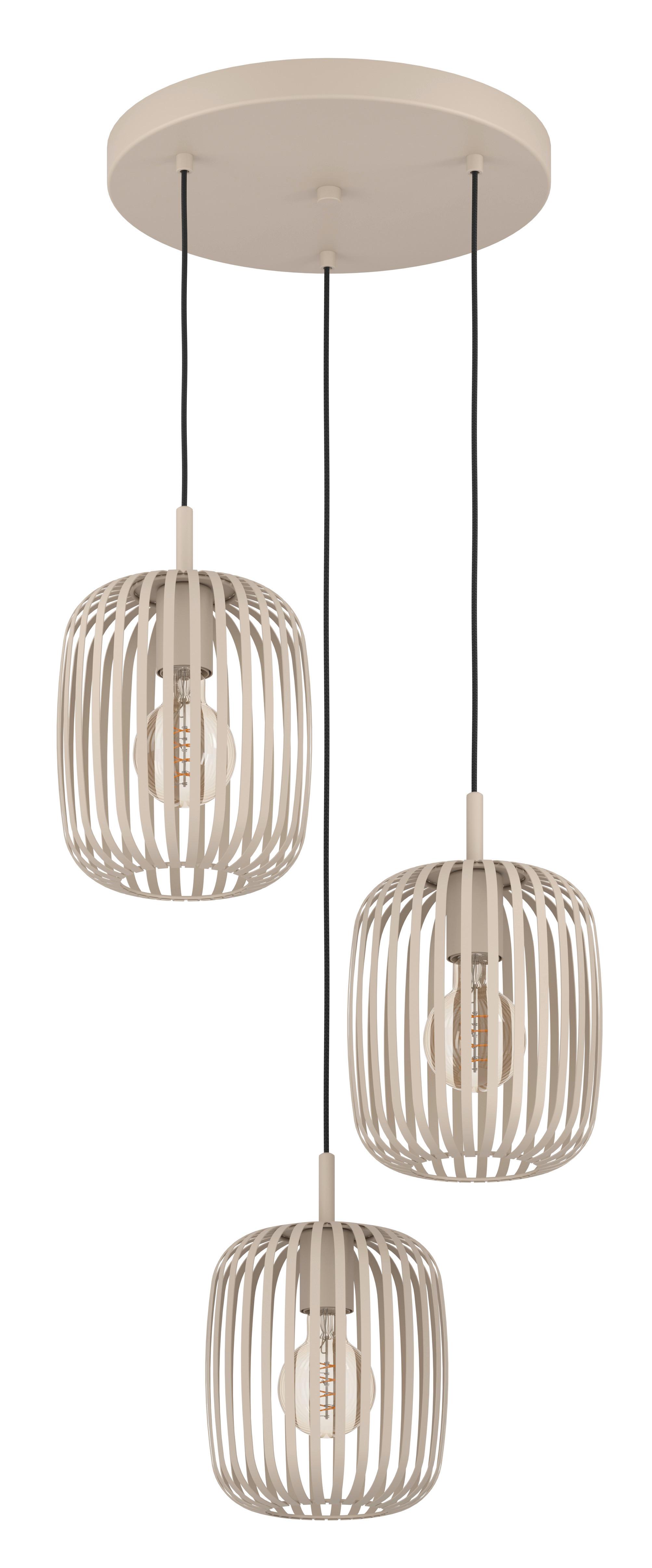 LAMPA WISZĄCA 900687 ROMAZZINA - kolor piaskowy, Design, metal (46/110cm) - Eglo