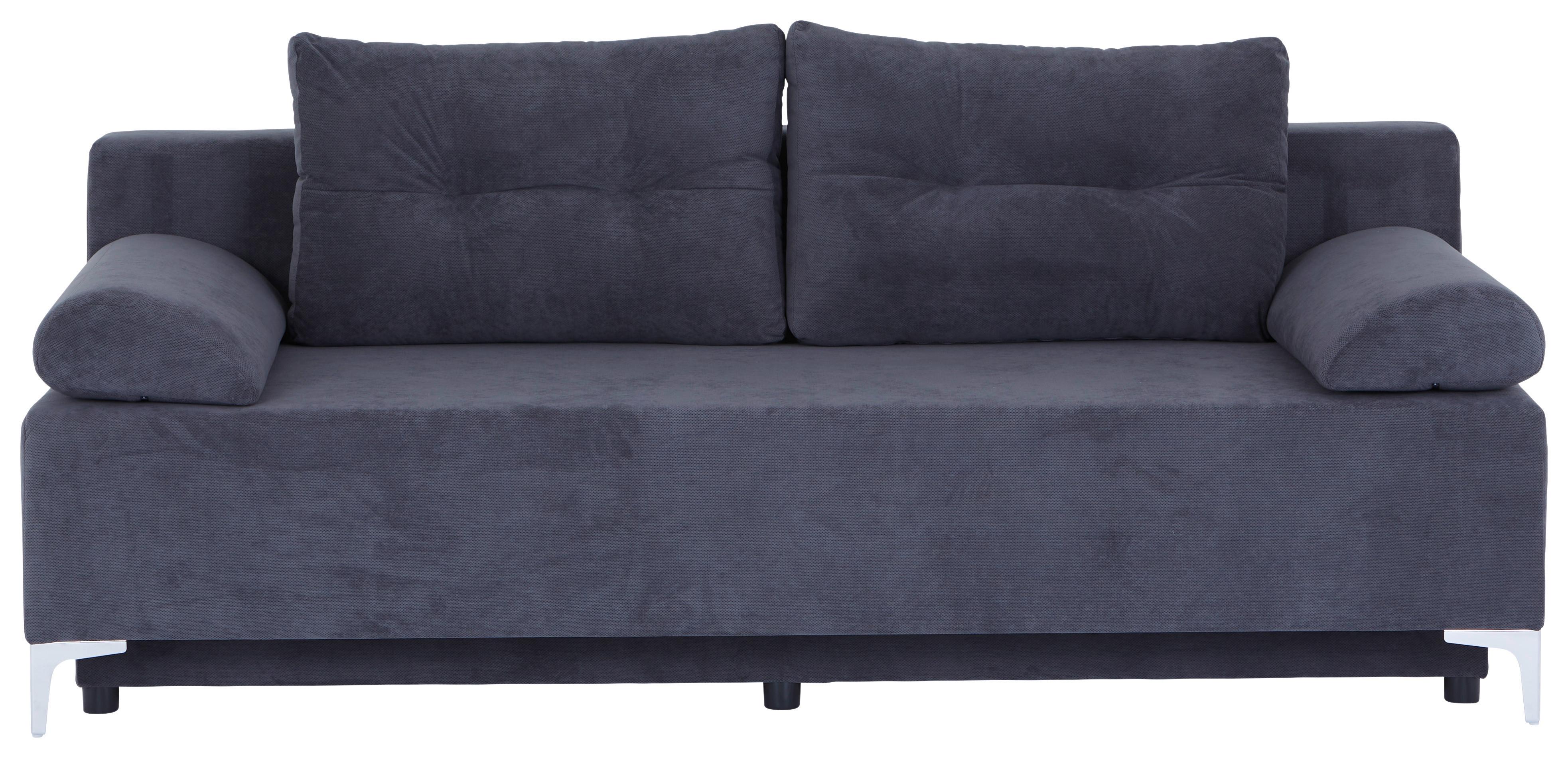 Trosjed Na Razvlačenje Paris - siva/srebrne boje, Moderno, tekstil/metal (200/98/90cm)