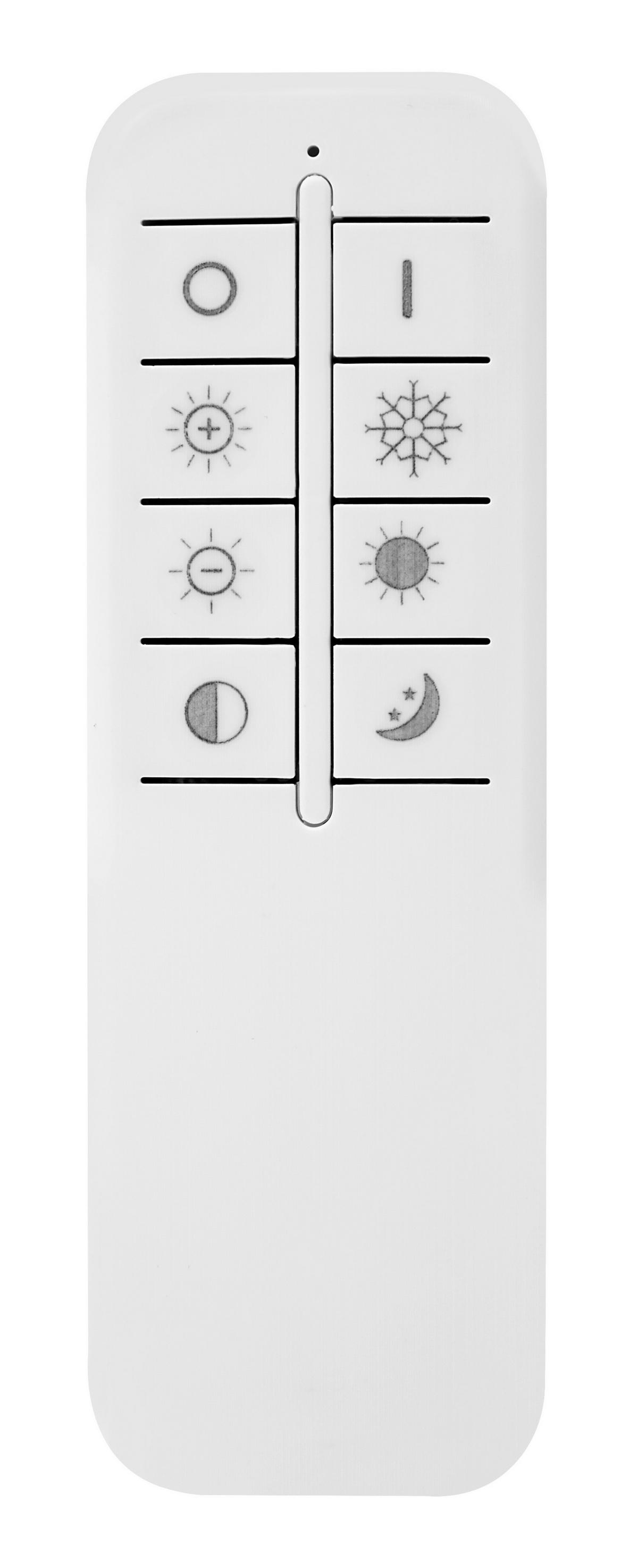Stropna Led-svetilka Lima, S Sijalko - črna/bela, Basics, kovina/umetna masa (46,8/6cm) - Globo