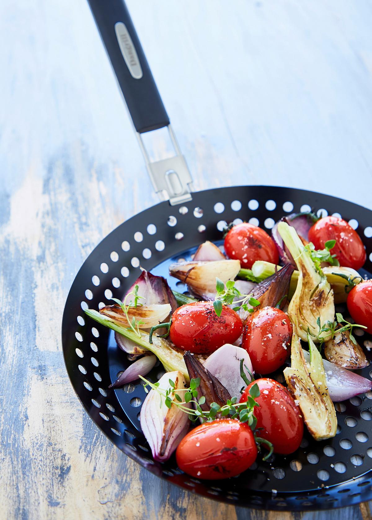 Grillpfanne Oil Green Ø ca. 30,5cm - Schwarz, Metall (51/4,5/30,5cm)