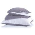 Bettwäsche Belinda ca. 155x220cm - Anthrazit/Hellgrau, Textil (155/220cm) - PREMIUM LIVING
