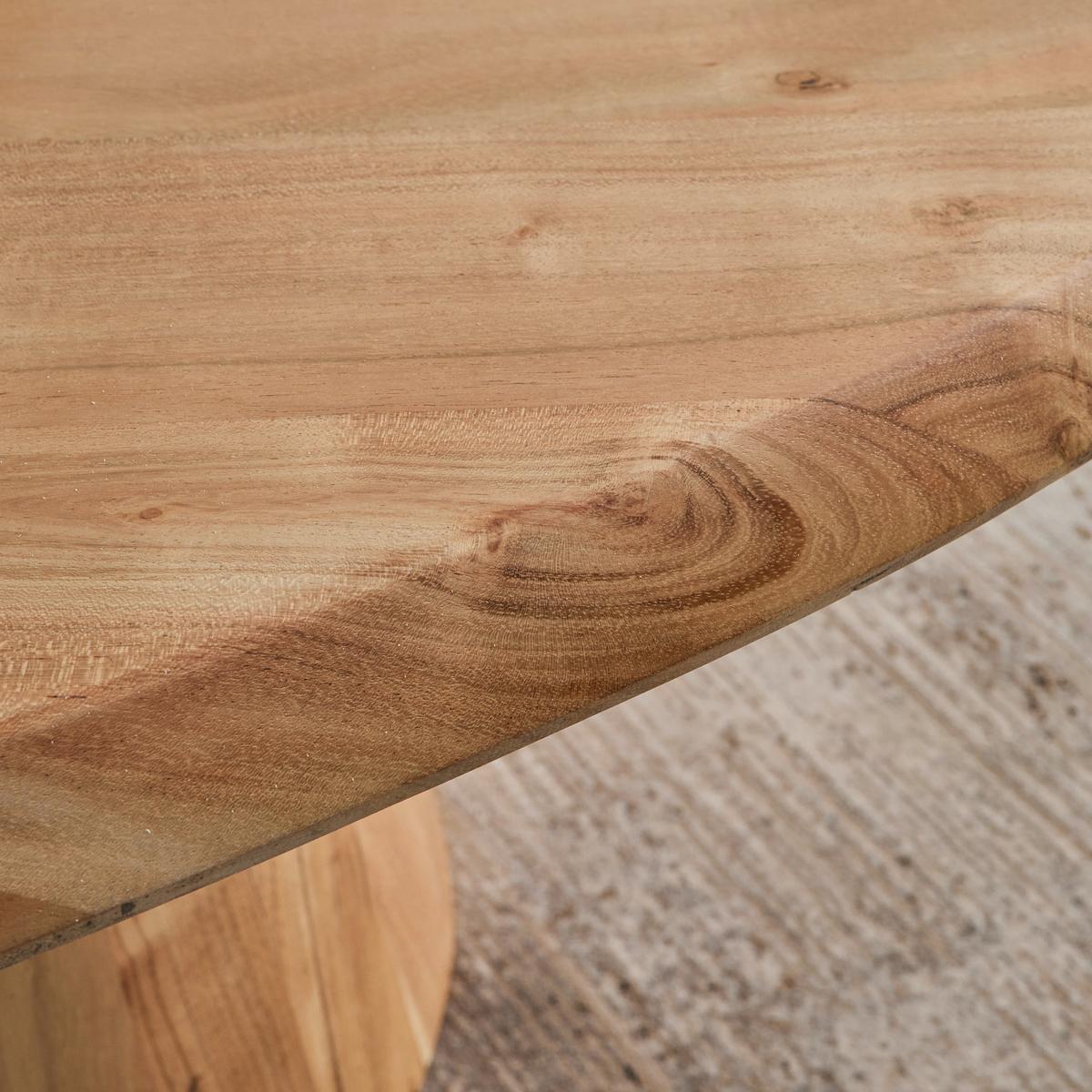 COUCHTISCHSET TREE -TREND- - Akaziefarben, Modern, Holz (80/55/40/45/80/55cm) - Premium Living