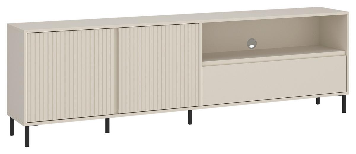 Tv-element Avenale, Kašmir - kašmir/črna, Trend, kovina/leseni material (207,8/65,4/40cm)