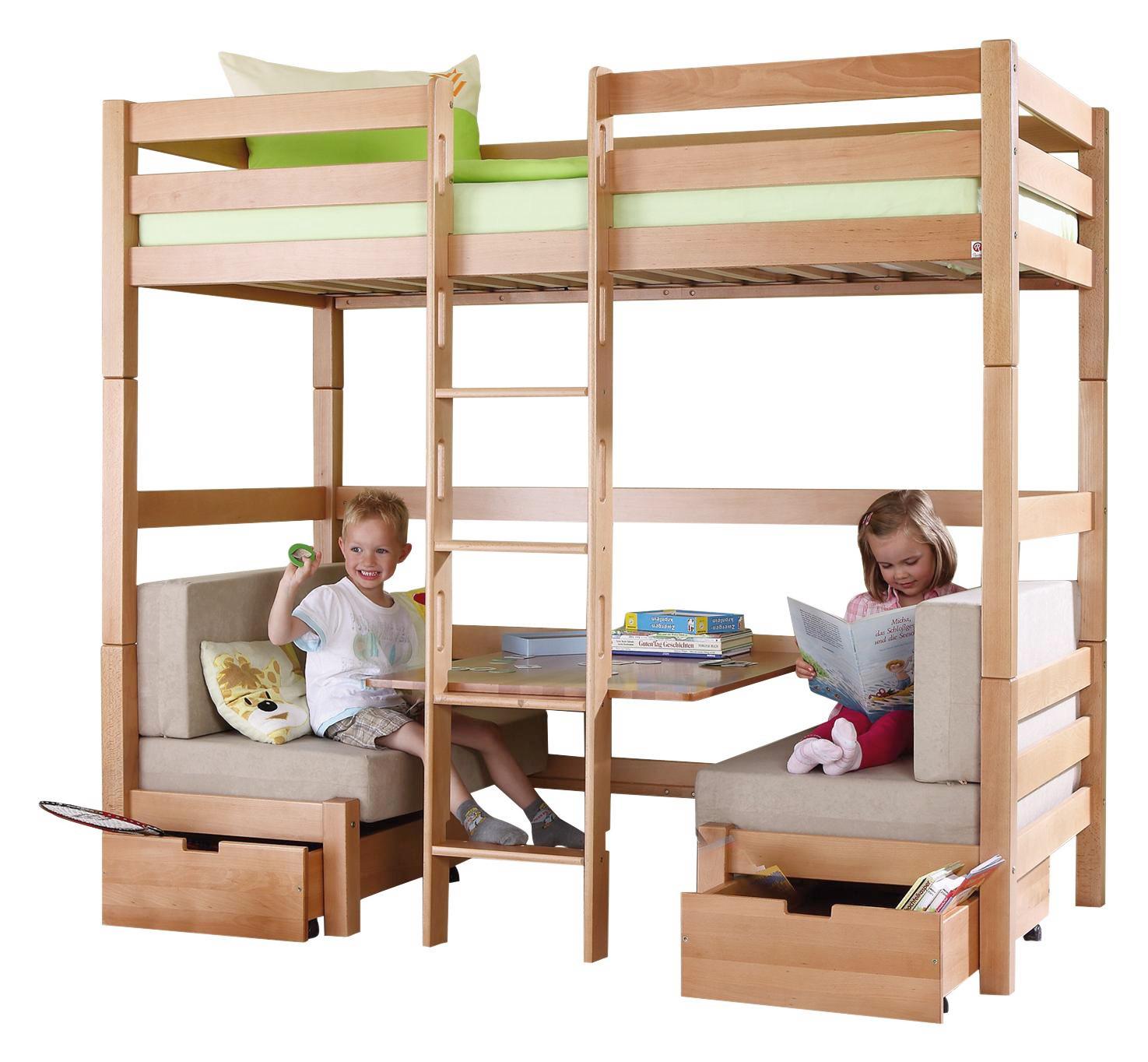 HOCHBETT in Naturfarben 'Finley' - Naturfarben, Design, Holz (90/200cm)