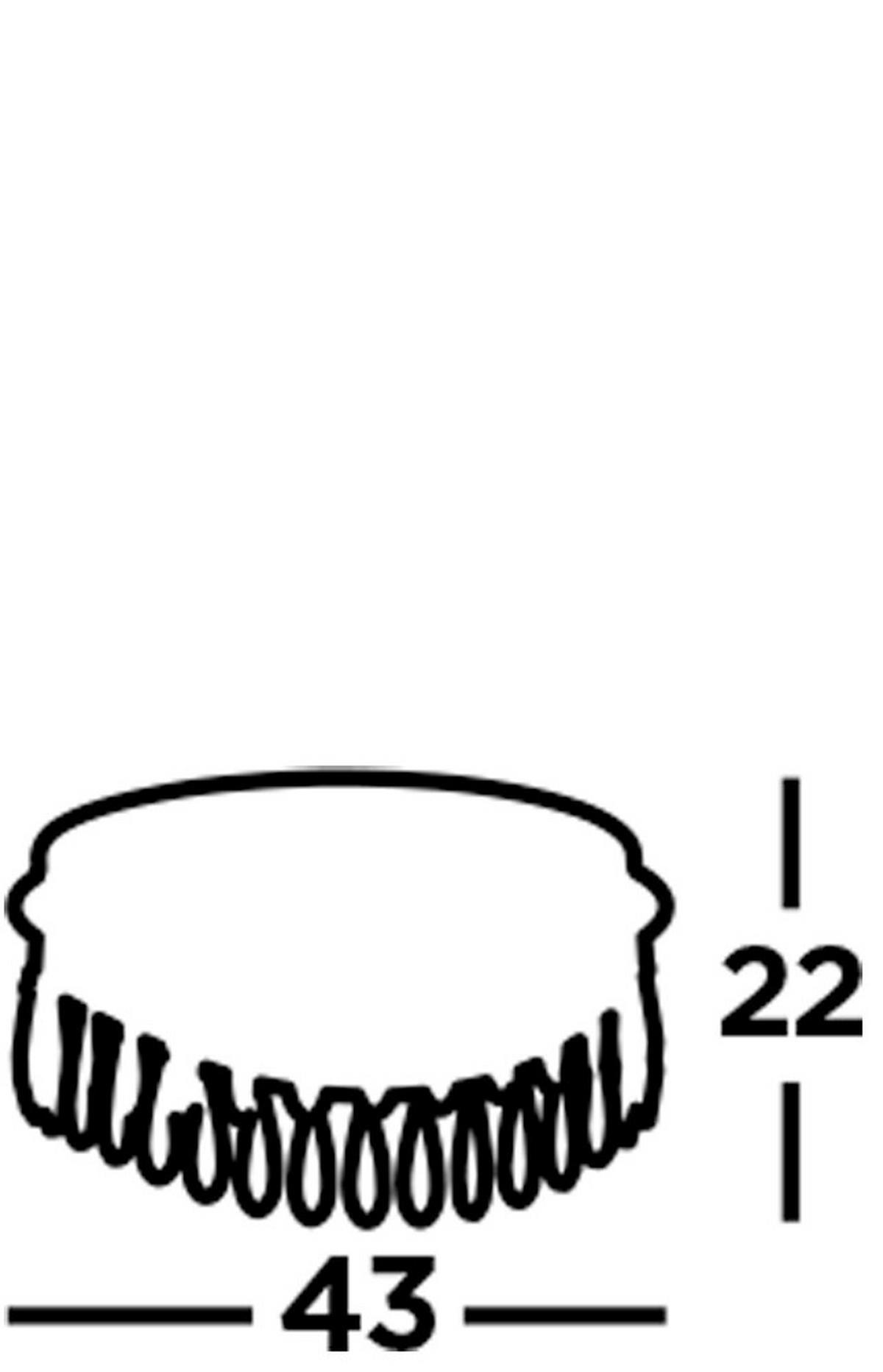 LED Mennyezeti Lámpa Jewel 19211-1go - aranyszínű, Lifestyle, üveg/fém (43/22cm)