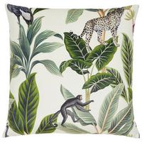 Zierkissen Junglelife in Weiß ca.60x60cm - Weiß, KONVENTIONELL, Textil (60/60cm) - Modern Living