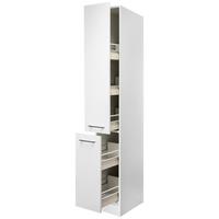 Coloana extractibila NEO - alb, Modern, material pe bază de lemn (30/200/57cm) - FlexWell