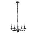 Hängeleuchte Klara, max. 5x40 Watt - Schwarz, ROMANTIK / LANDHAUS, Metall (46/81cm) - Mömax modern living Hängeleuchte Klara, max. 5x40 Watt - Schwarz, ROMANTIK / LANDHAUS, Metall (46/81cm) - Mömax modern living