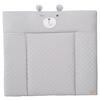 Wickelauflage Bear Grau ca. 85x75cm - Grau, KONVENTIONELL, Textil (85/4/75cm) - Roba