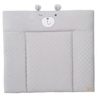 Wickelauflage Bear Grau ca. 85x75cm - Grau, KONVENTIONELL, Textil (85/4/75cm) - Roba