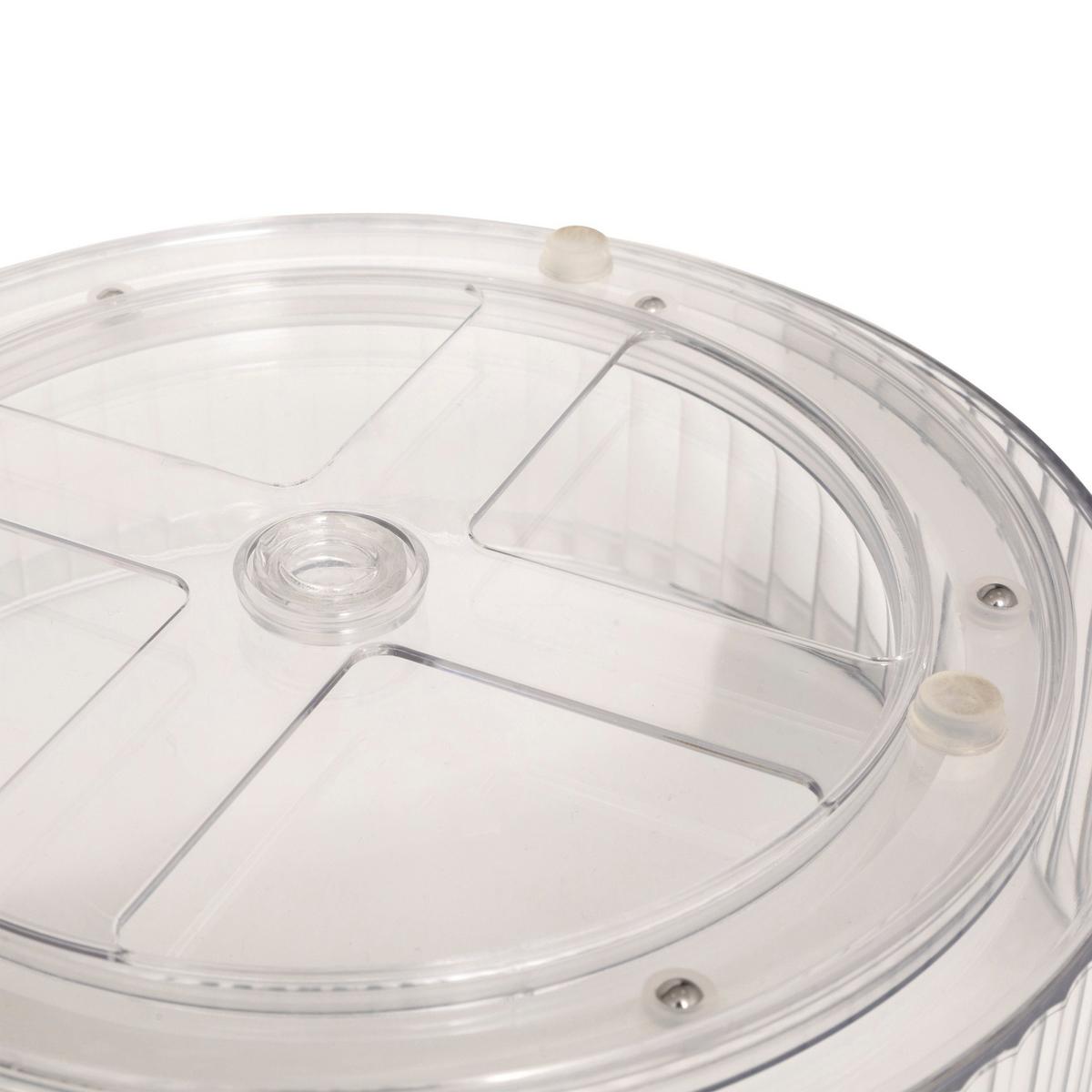 Organizator rotativ frigider Straks cca. 25x8 cm - transparent, Basics, plastic (25/8,2cm)