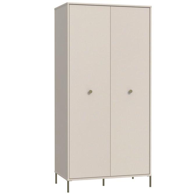 Ormar Salvatrice - boje pijeska/zlatne boje, Konvencionalno, drvni materijal/metal (93,7/195,2/55,8cm) - Modern Living