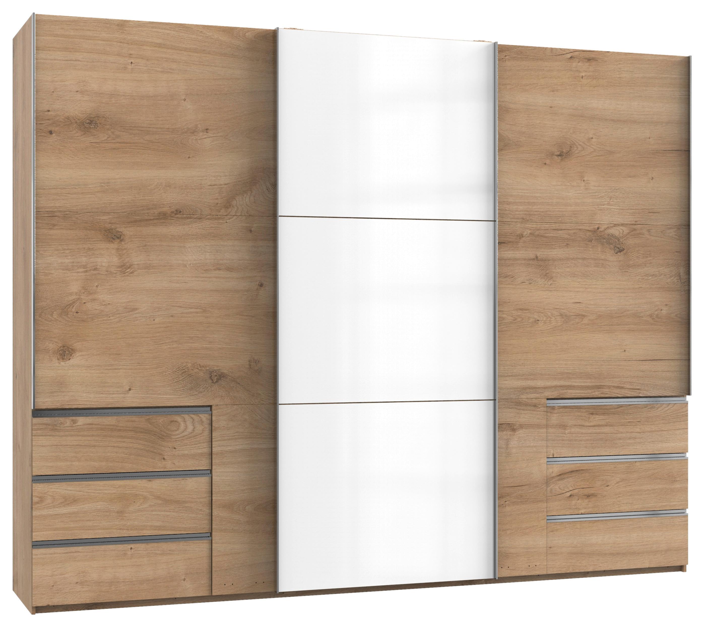 Ormar S Kliznim Vratima Level 36c - bijela/boje hrasta, Moderno, drvni materijal (300/236/65cm) - Modern Living