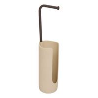 Držač Toalet Papira Oleya - bež, Osnovno, metal (59,5/13/13cm)