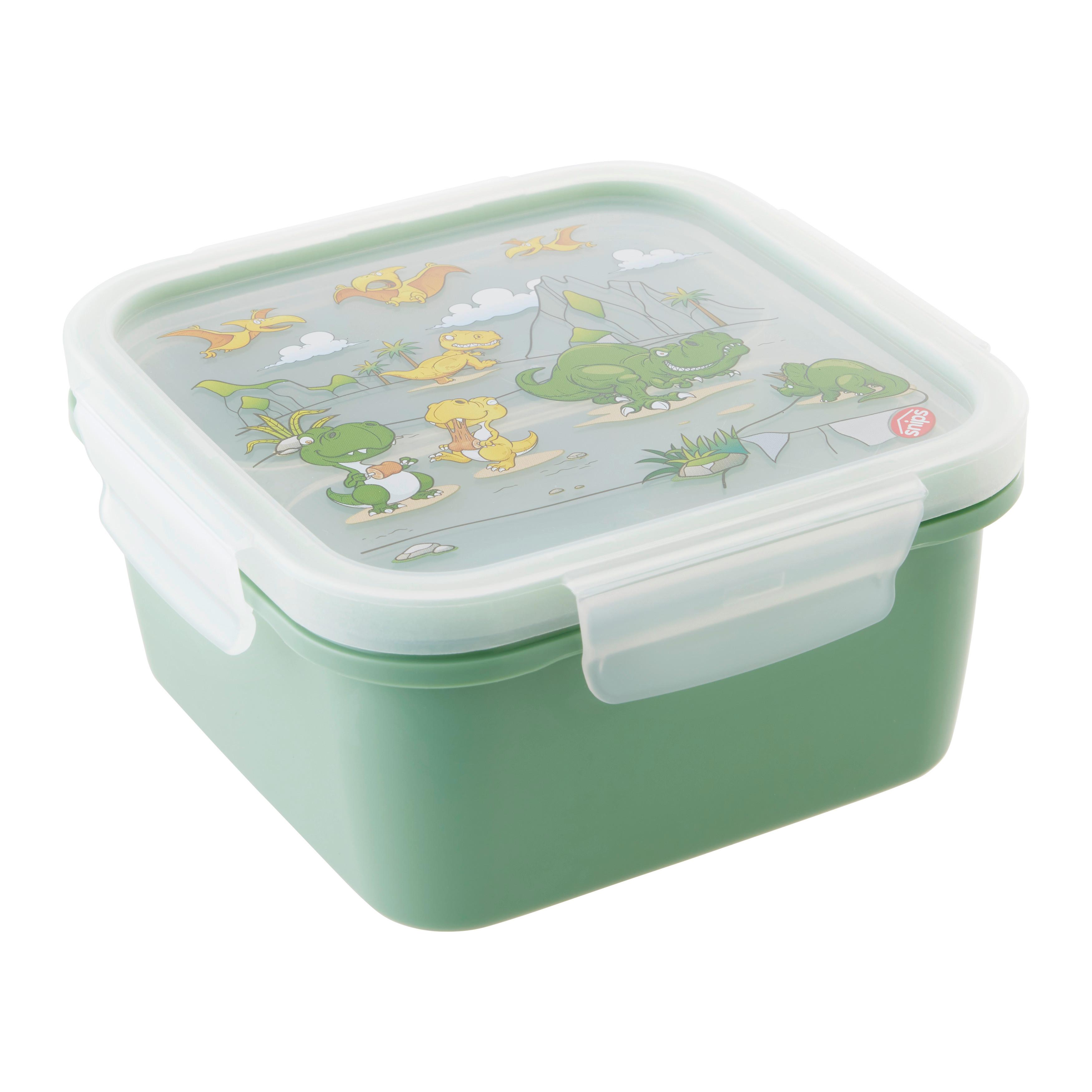 LUNCHBOX KIDS - ljusgrön, Klassisk, plast (15/15/7,5cm) - Mömax