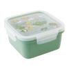 LUNCHBOX KIDS - ljusgrön, Klassisk, plast (15/15/7,5cm) - Mömax