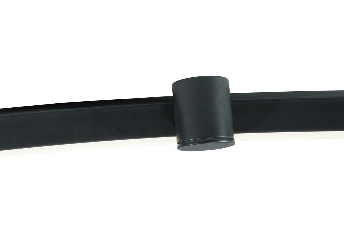 KINKIET LED 4025-102M SCOPELLO - czarny, Design, tworzywo sztuczne/metal (67/6cm)