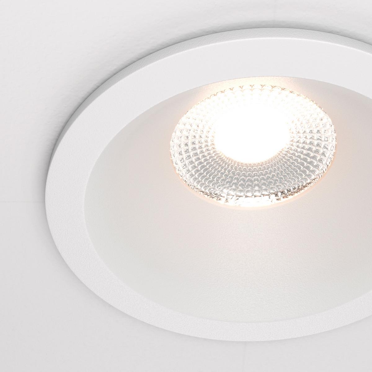 LED-Spot Zoom Weiß max. 12 Watt - Weiß, Trend, Metall (8.5/8.5cm) - MAYTONI