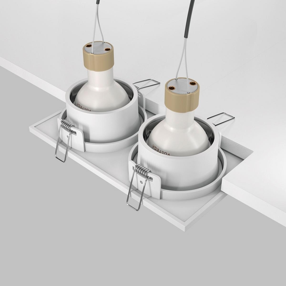 DECKENLEUCHTE ZOOM - Weiss, Basics, Metall (17/9/3,6cm) - MAYTONI