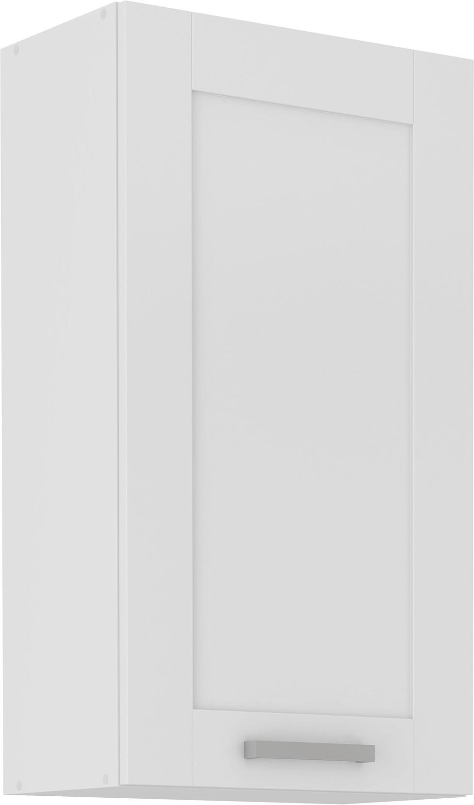 Kuhinjski Gornji Element Luisa H50/90 - bijela/srebrne boje, Romantično / ladanjski, drvni materijal/metal (50/90/31cm) - Based