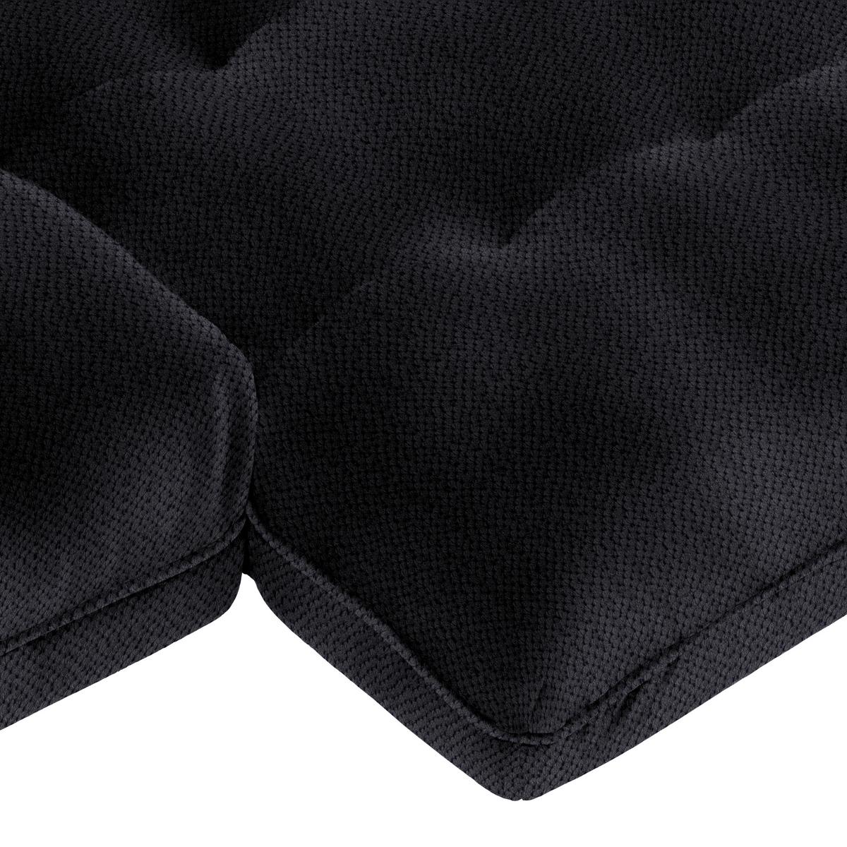 Wohnlandschaft Vivo Dunkelgrau - Dunkelgrau/Schwarz, MODERN, Kunststoff/Textil (317/63/179cm) - Premium Living