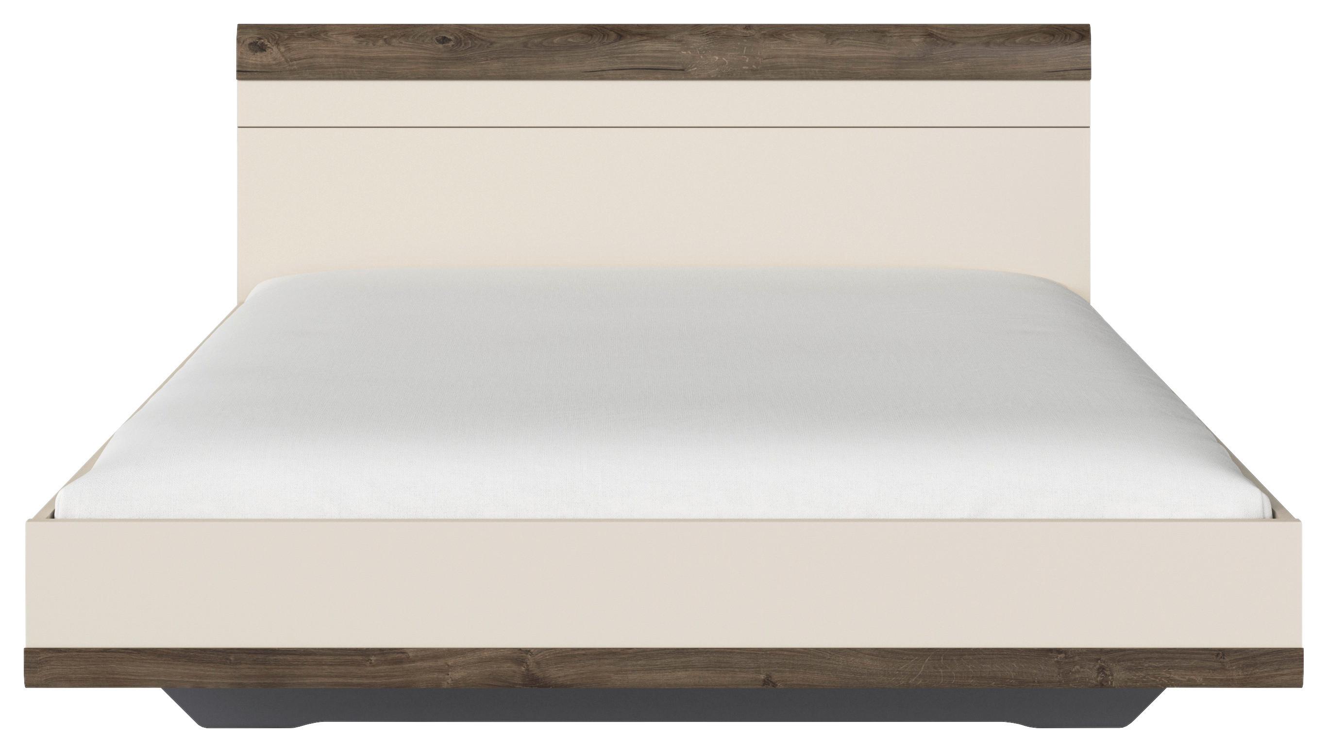 Krevet Sajo - boje šampanjca, Trend, drvni materijal (180/200cm) - Premium Living