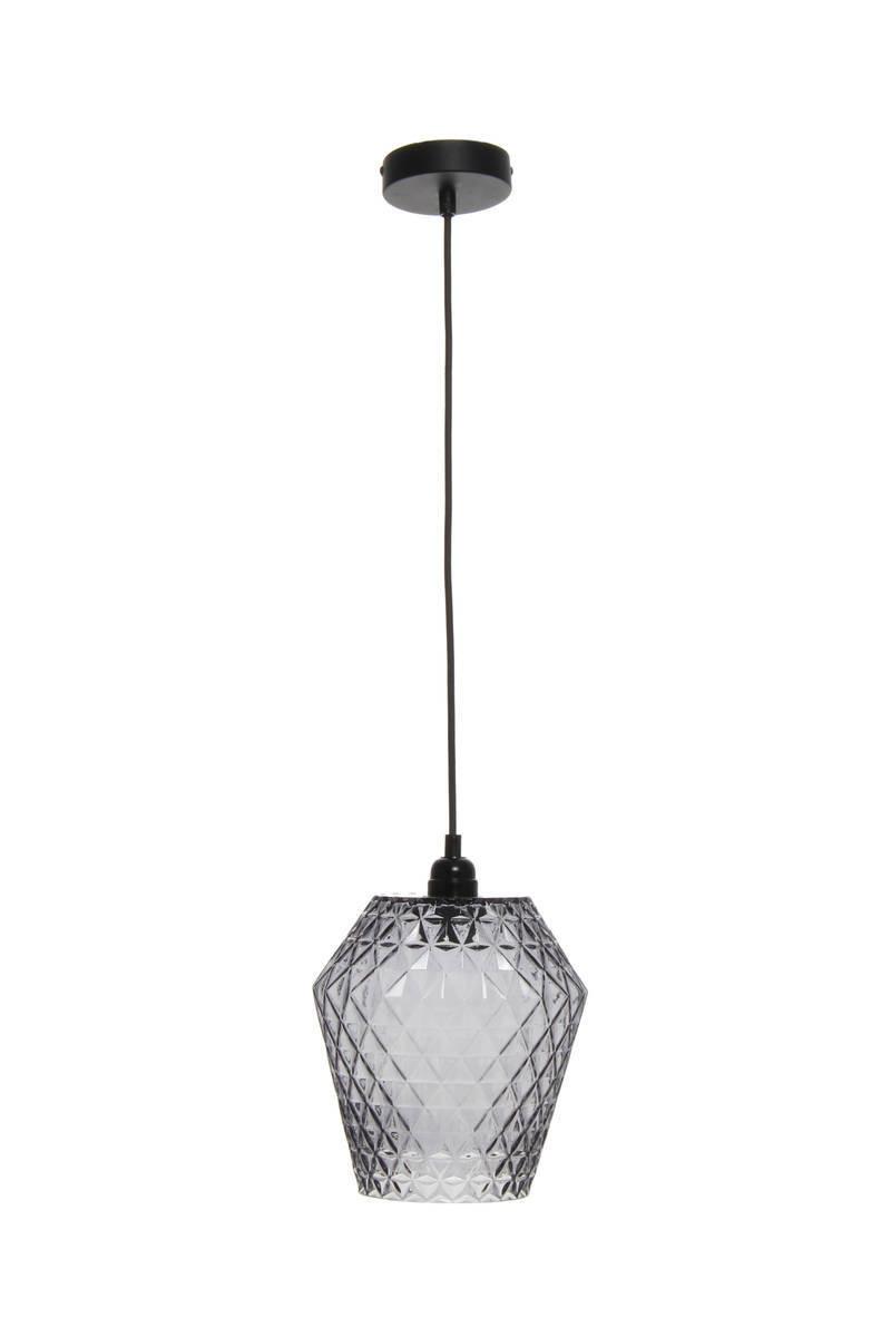 Hängeleuchte Hängelampe Lumi - Grau, Trend, Glas (20/27/20cm) - Kayoom
