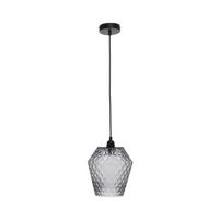 Hängeleuchte Hängelampe Lumi - Grau, Trend, Glas (20/27/20cm) - Kayoom