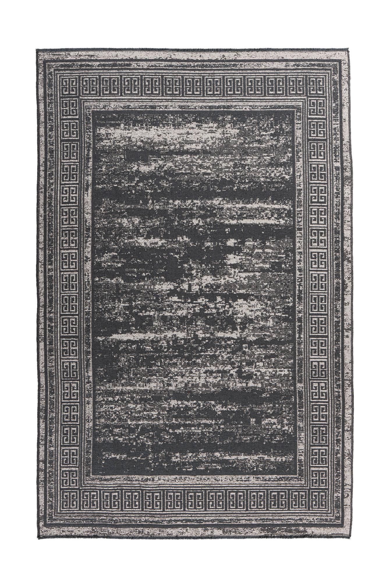 Flachwebeteppich Kalea 325 Grau 160x230 - Grau, Basics, Textil (160/230cm) - Kayoom